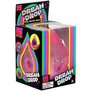 Brand New Nee Doh Dream Drop Pink Squeeze Toy